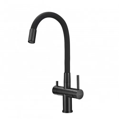 Смеситель MILACIO Ultra MCU.560.TBB Total Black/черный шланг