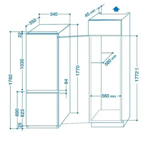 Холодильник INDESIT in cb 31 aa