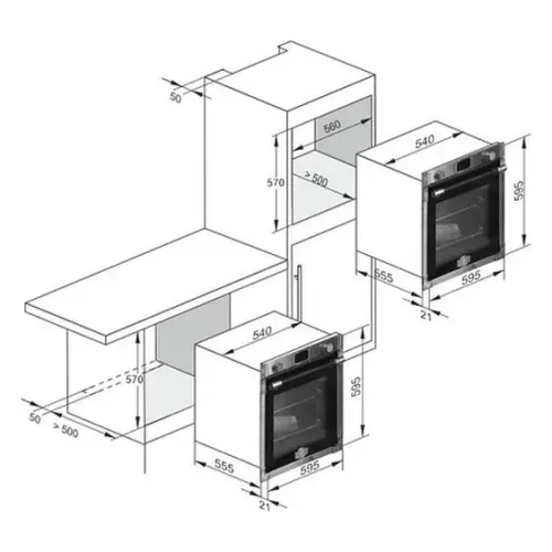 Духовой шкаф KAISER EH 6306 N RS