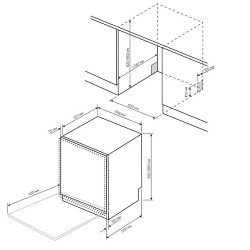 Посудомоечная машина KUPPERSBERG GHL 6031