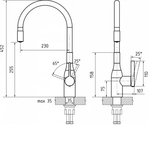 Смеситель RIVELATO Livo BS
