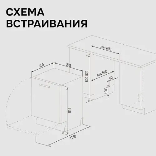 Посудомоечная машина ZIGMUND & SHTAIN DW 310.6