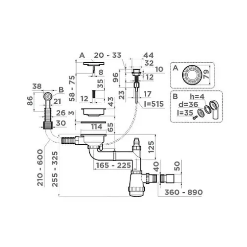 Арматура OMOIKIRI WK-1-R-AB (4956487)