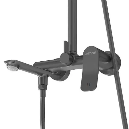 Душевая стойка GROSSMAN 500.K35.09.420 графит сатиновый
