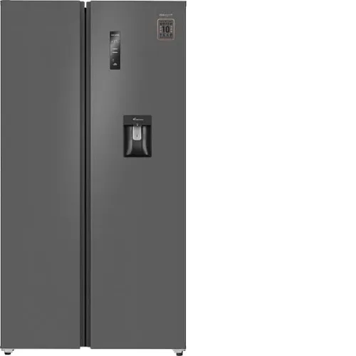 Холодильник WEISSGAUFF WSBS 590 Inverter NoFrost Water Dispenser Grey