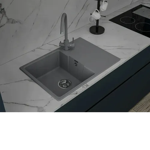 Кухонная мойка GRANFEST URBAN 668L dark gray
