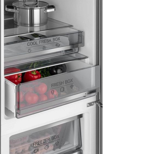 Холодильник WEISSGAUFF WRK 195 D Full NoFrost Dark Grey Glass