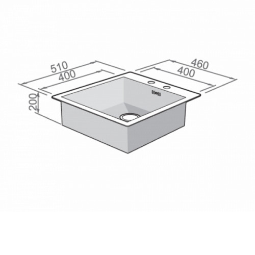 Кухонная мойка RODI Box line 46 integ