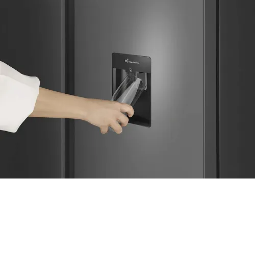 Холодильник WEISSGAUFF WSBS 590 Inverter NoFrost Water Dispenser Grey
