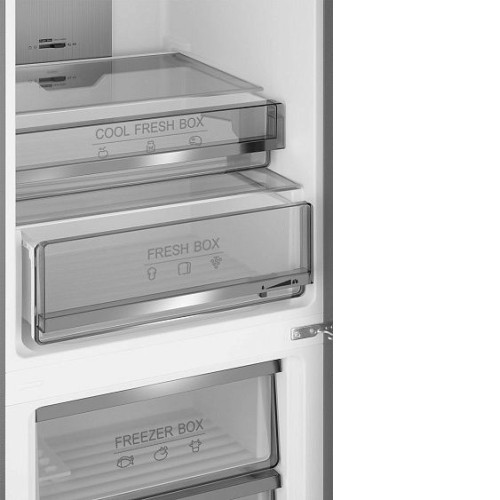 Холодильник WEISSGAUFF WRK 195 D Full NoFrost Dark Grey Glass