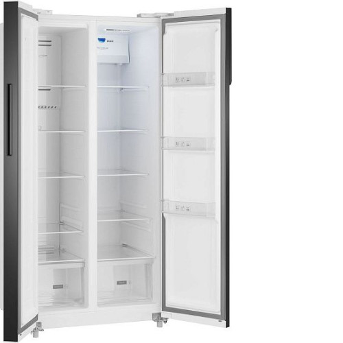 Холодильник WEISSGAUFF WSBS 500 Inverter NoFrost White Glass