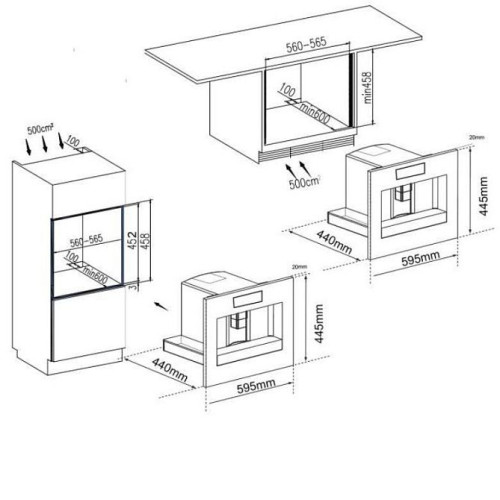Кофемашина WEISSGAUFF WCMI-572 Touch Cappuccino
