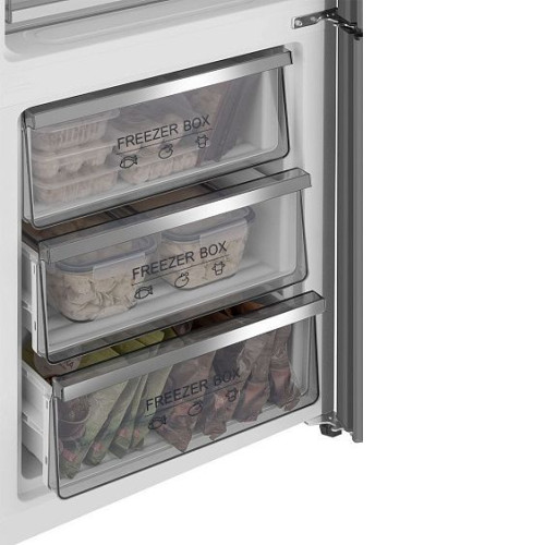 Холодильник WEISSGAUFF WRK 195 D Full NoFrost Dark Grey Glass