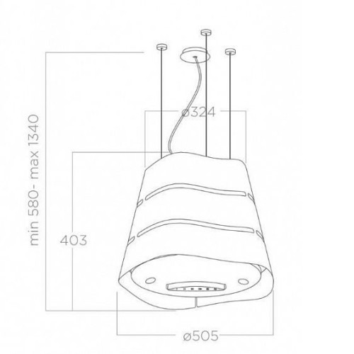 Вытяжка ELICA WAVE UX IX/F/51 (PRF0171194)
