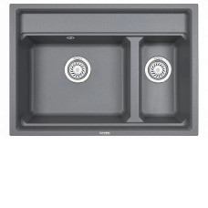 Кухонная мойка GRANULA KS-7302 алюминиум Кухонная мойка GRANULA KS-7302 алюминиум