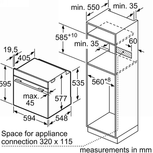 Духовой шкаф BOSCH HSG 636BS1