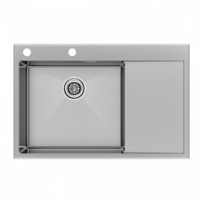 Кухонная мойка PAULMARK ATLAN L-EDGE PM777851-BSL Кухонная мойка PAULMARK ATLAN L-EDGE PM777851-BSL