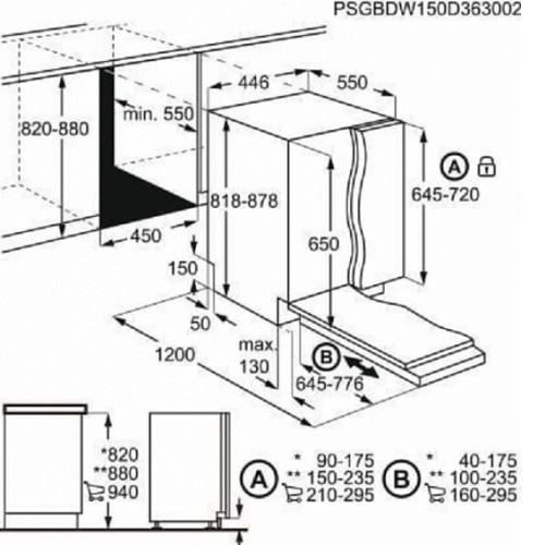 Посудомоечная машина AEG FSE73527P