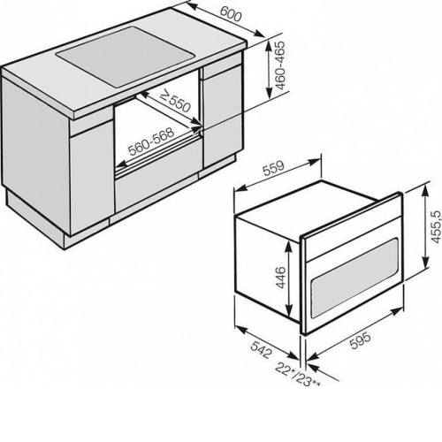Духовой шкаф MIELE h 5040 bm bk