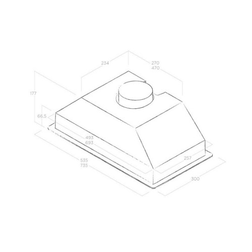 Вытяжка ELICA ERA GR/A/72 PRF0142701