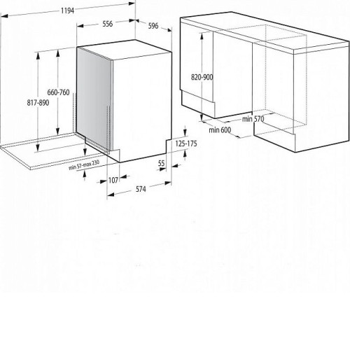 Посудомоечная машина GORENJE GV631E60