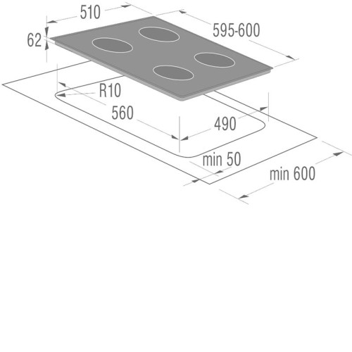 Поверхность GORENJE EC 610 CSC