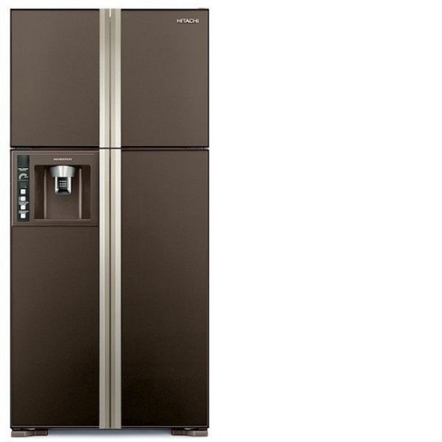 Холодильник HITACHI R-W722 FPU1 GBW коричневое стекло