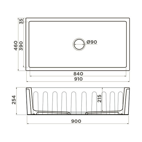 Кухонная мойка OMOIKIRI Mikura 91-CC (4997091)