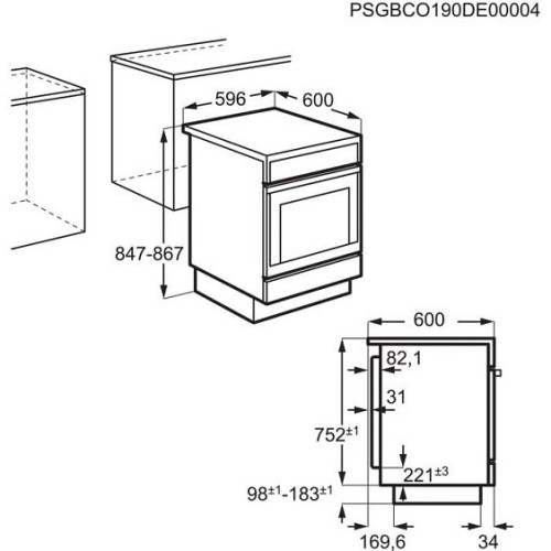 Плита ELECTROLUX LKR64020AX