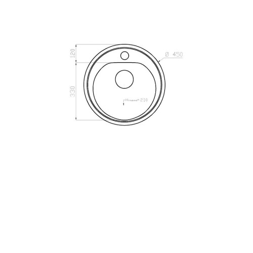 Кухонная мойка POLYGRAN F-05-14 серый