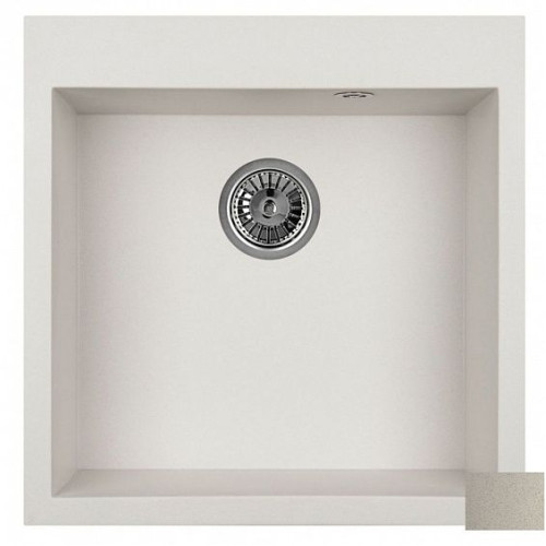 Мойка WEISSGAUFF quadro 505 eco granit серый шелк