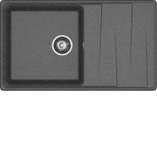 Кухонная мойка GRANFEST GF-LV-860L графит