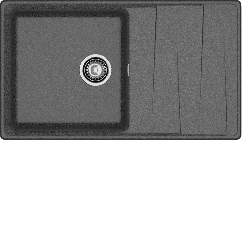 Кухонная мойка GRANFEST GF-LV-860L графит