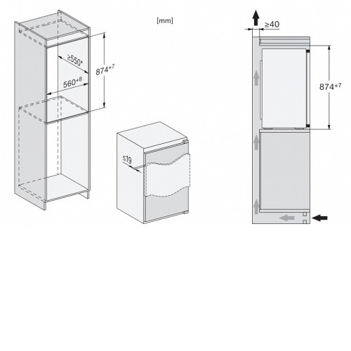Холодильник MIELE K 7128 D