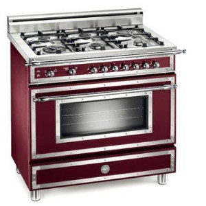 Комбинированная плита BERTAZZONI h36 6 mfe vi n/inox
