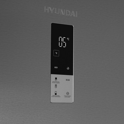 Холодильник HYUNDAI CC50073F нержавеющая сталь