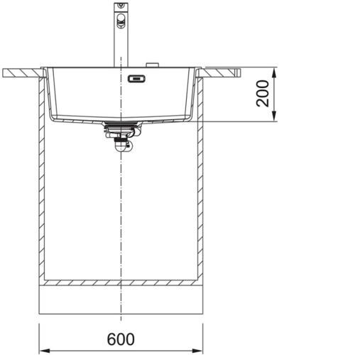 Кухонная мойка FRANKE MRG 610-54 черный матовый (114.0696.194)