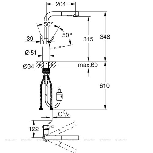 Смеситель GROHE Accent 30432DC0
