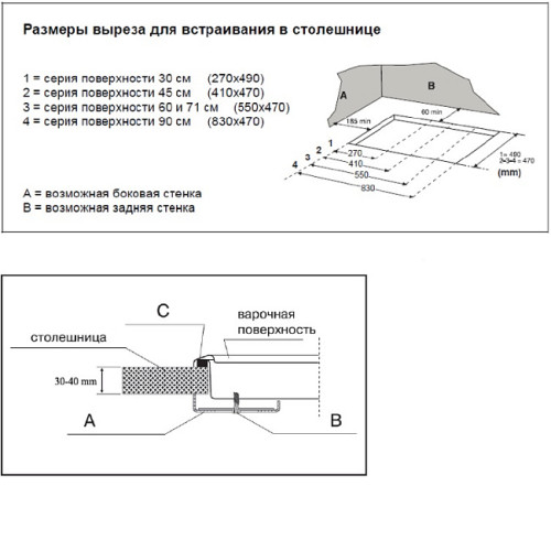 Поверхность KORTING hg 655 ctgri