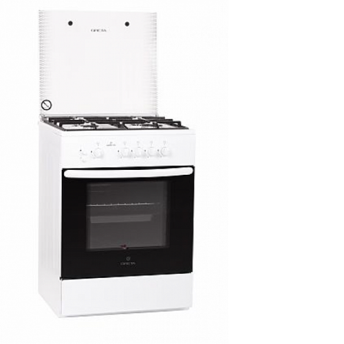 Газовая плита GRETA 600 07 стекл. крышка белая