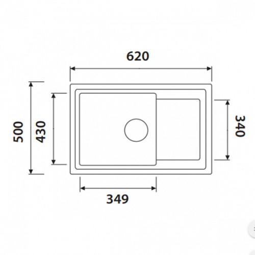 Кухонная мойка KAISER KGMK-6250-SB