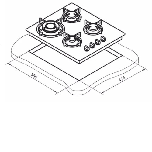 Варочная поверхность DARINA GM311 W
