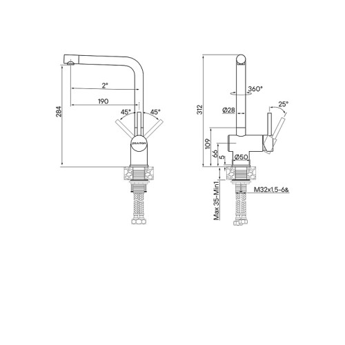 Смеситель PAULMARK Spring Sp212067-SS