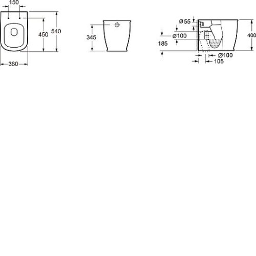Унитаз GROSSMAN GR-PR3013