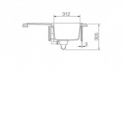 Мойка SCHOCK 700573 manhattan 40 d cristalite корз.клапан 640x510 оникс