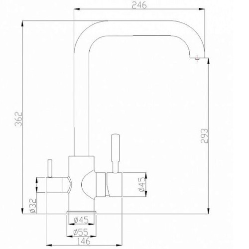 Смеситель ZORG SH 715 SATIN