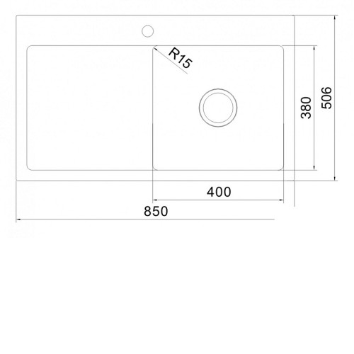 Кухонная мойка OULIN OL-FTR102R