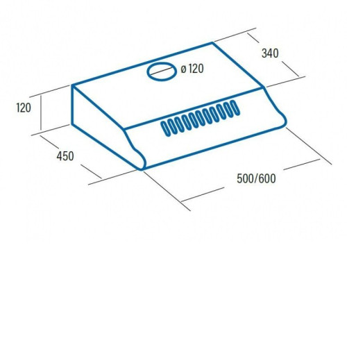 Вытяжка CATA P 3060 X /L