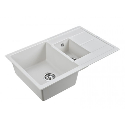 Кухонная мойка PAULMARK Feste PM237850-WH