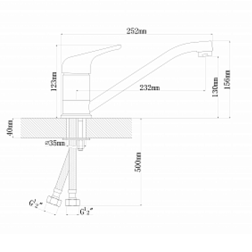 Смеситель BAMBOO НОТА BM терра (315.01L.1123.405)